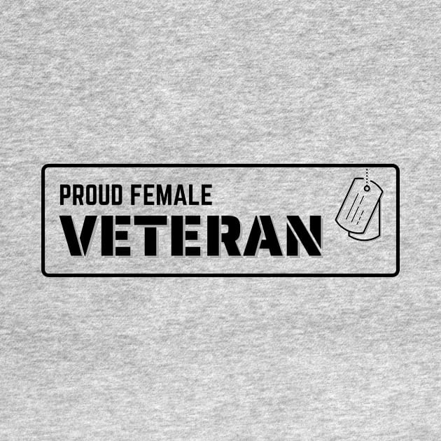 Female Veteran / Military / USA / Vet by Freedom & Liberty Apparel